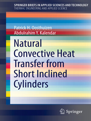 cover image of Natural Convective Heat Transfer from Short Inclined Cylinders